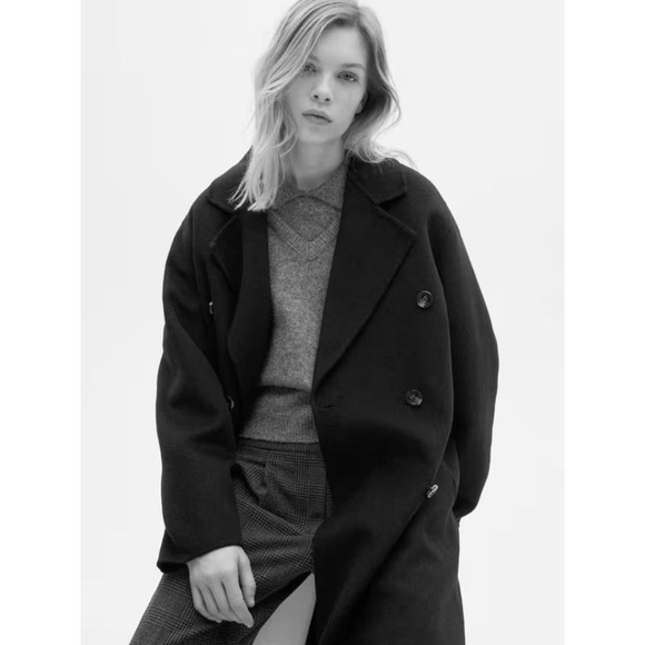 Mango Picarol Handmade Wool Coat NWT - Picture 15 of 16